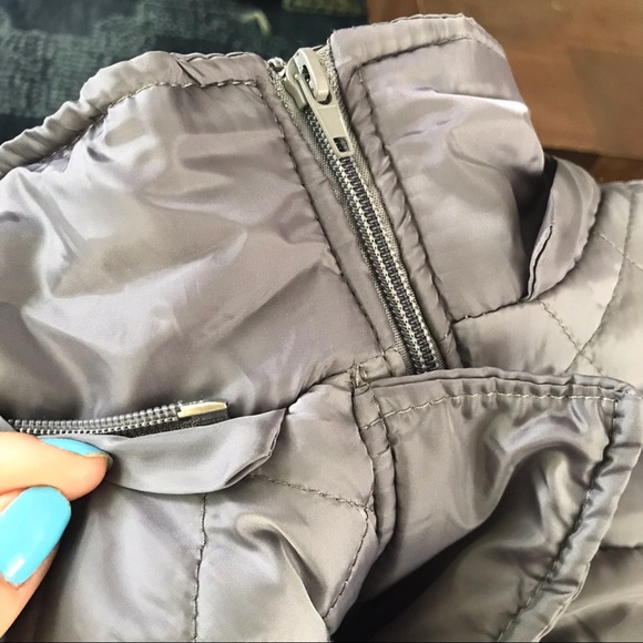 🐑 GABRIELLA VICENZA GREY SHIMMERY PUFFER JACKET! - Picture 10 of 12